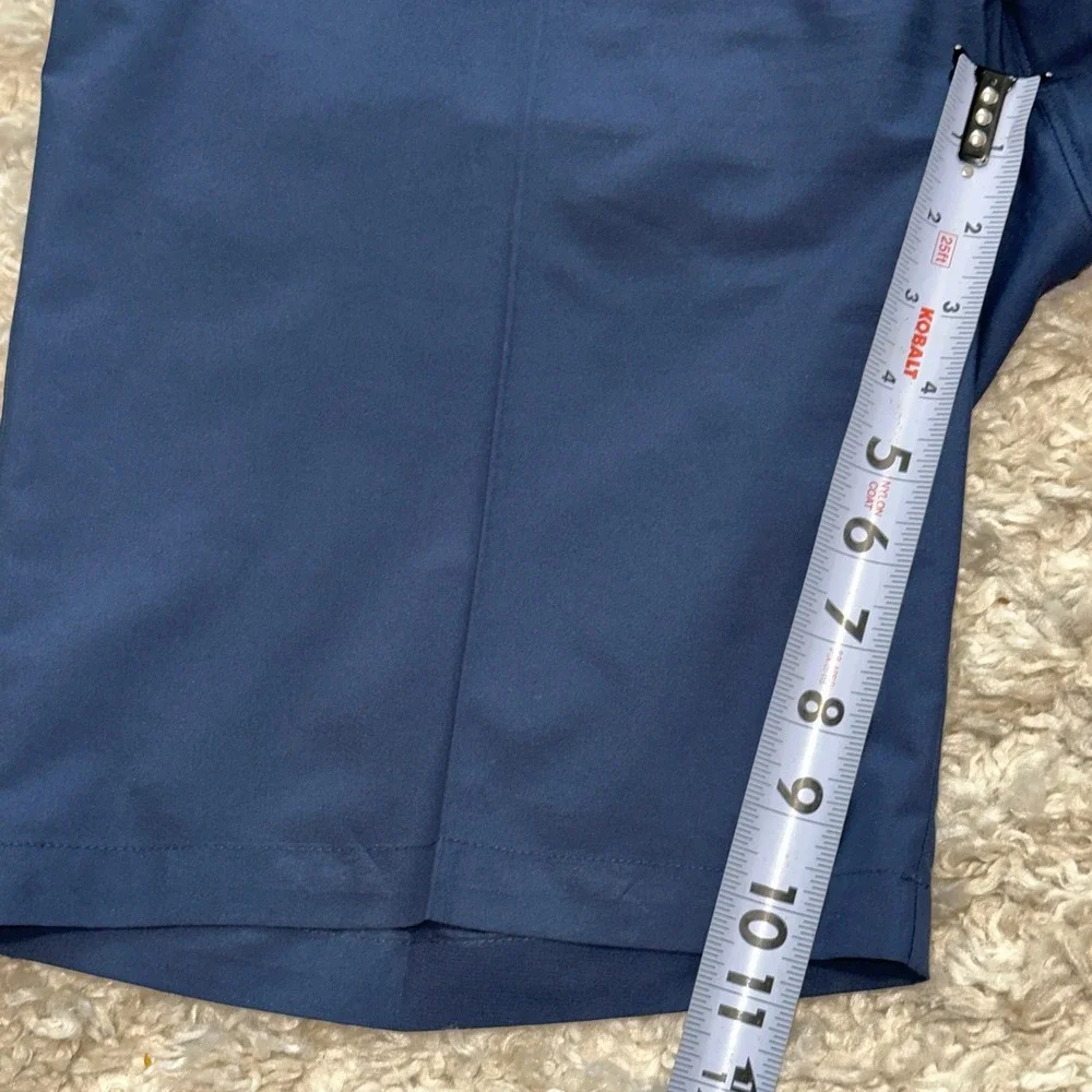 J.Lindeberg Mens Navy Blue Technical Performance Golf Shorts Size 38